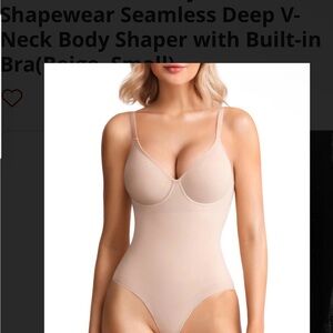 Seamless Deep V-Neck Body Shaper